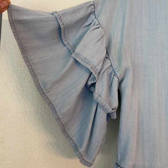 Women denim top LIPSLIDE - Picture 3 of 5